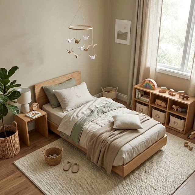 japandi Kids Room 2