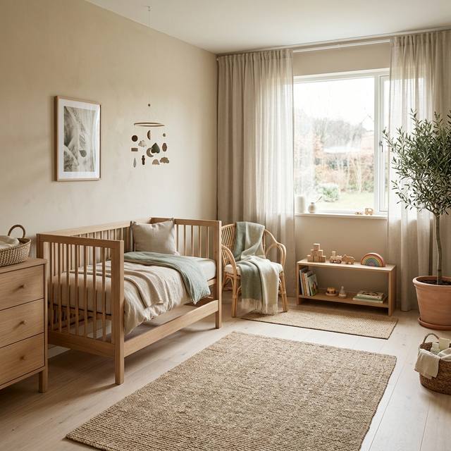 japandi Kids Room 1