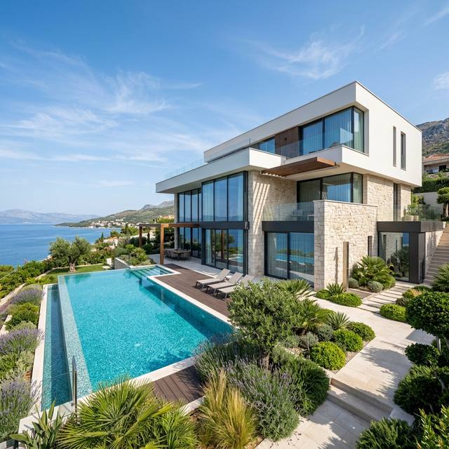 modern Villa Facade 1