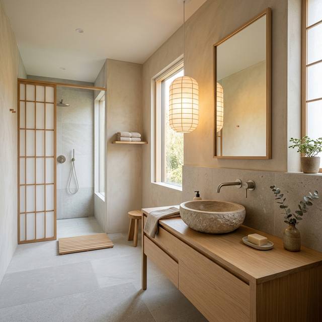 japandi Bathroom 1